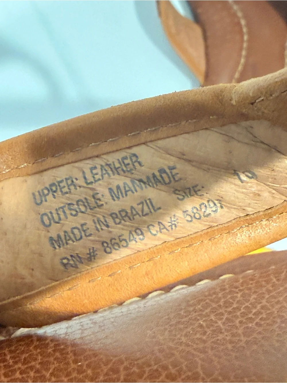 3 BUNDLE Brown Leather, Black Thong Sandals with‎ Dolphin Logo (check photos)